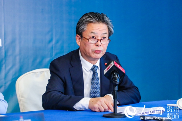 中國-東盟中心秘書長陳德海。吳少飛 攝