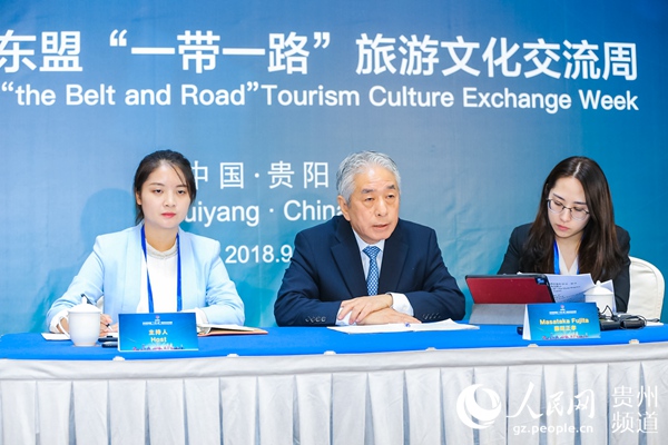 日本—東盟中心秘書長藤田正。孫一銘 攝