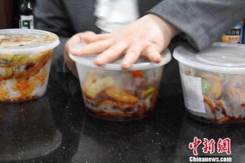 包裝外賣。受訪者供圖