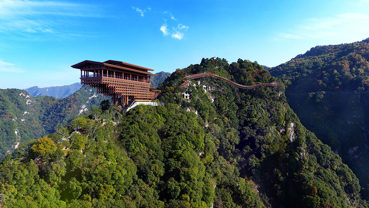 【云游渭南】待到春暖花開之時(shí)，我們相約草長鶯飛的少華山！_fororder_龍首閣 (2)