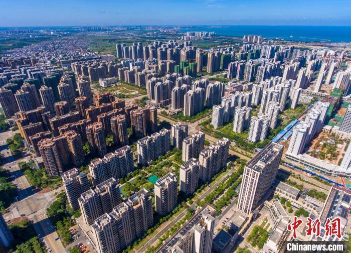 資料圖：航拍某房地產(chǎn)項目。 駱云飛 攝